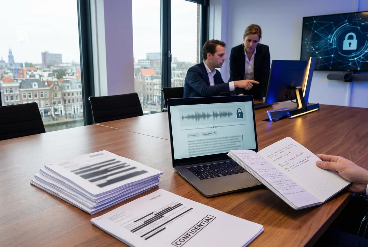 Beheers de informatiestroom bij het gebruik van transcriptiesoftware