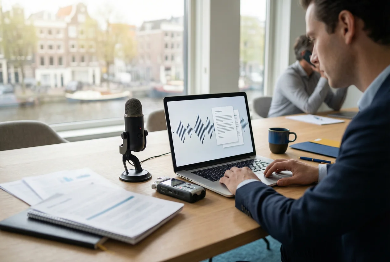 Transformatie van opnames naar vindbare kennisartikelen