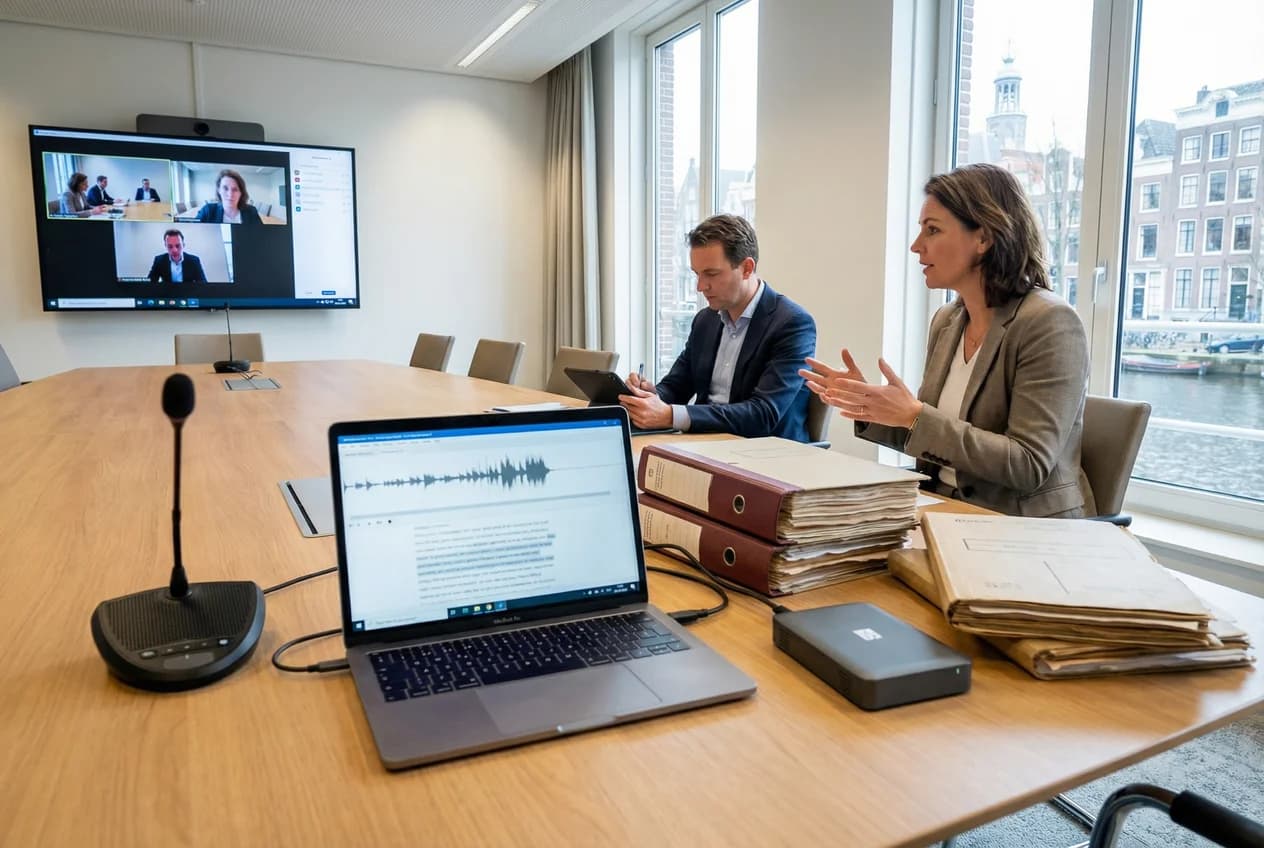 Hoe organisaties voldoen aan de archiefwet bij digitale vergaderingen en spraaktechnologie