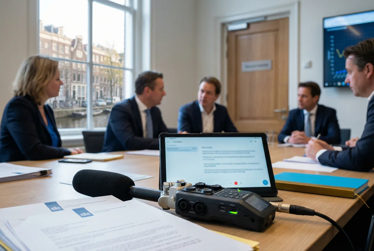 Juridische kaders voor opnames en transcripties bij de overheid