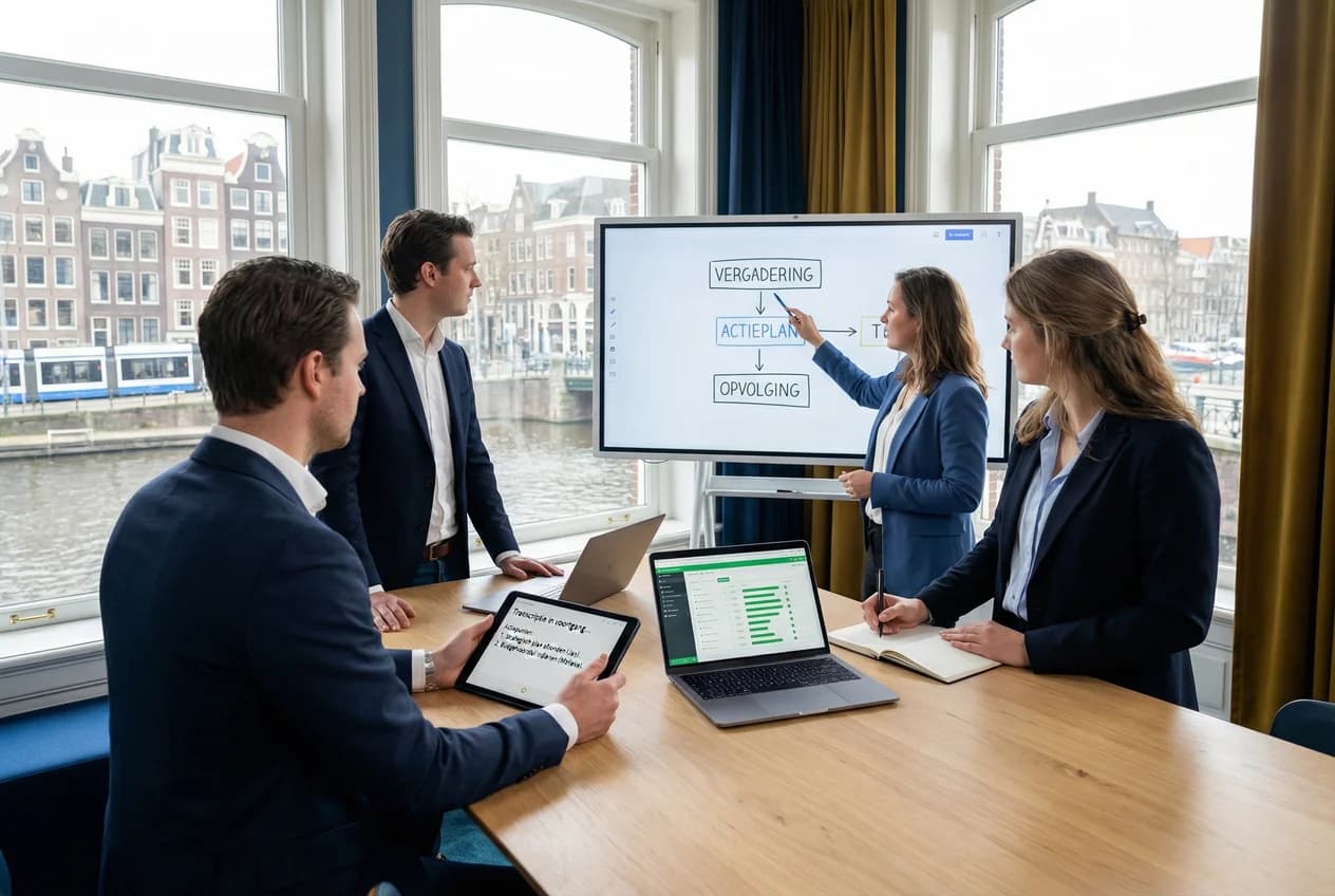 Strategische aanpak voor daadkrachtige opvolging en meetbaar resultaat na zakelijk overleg