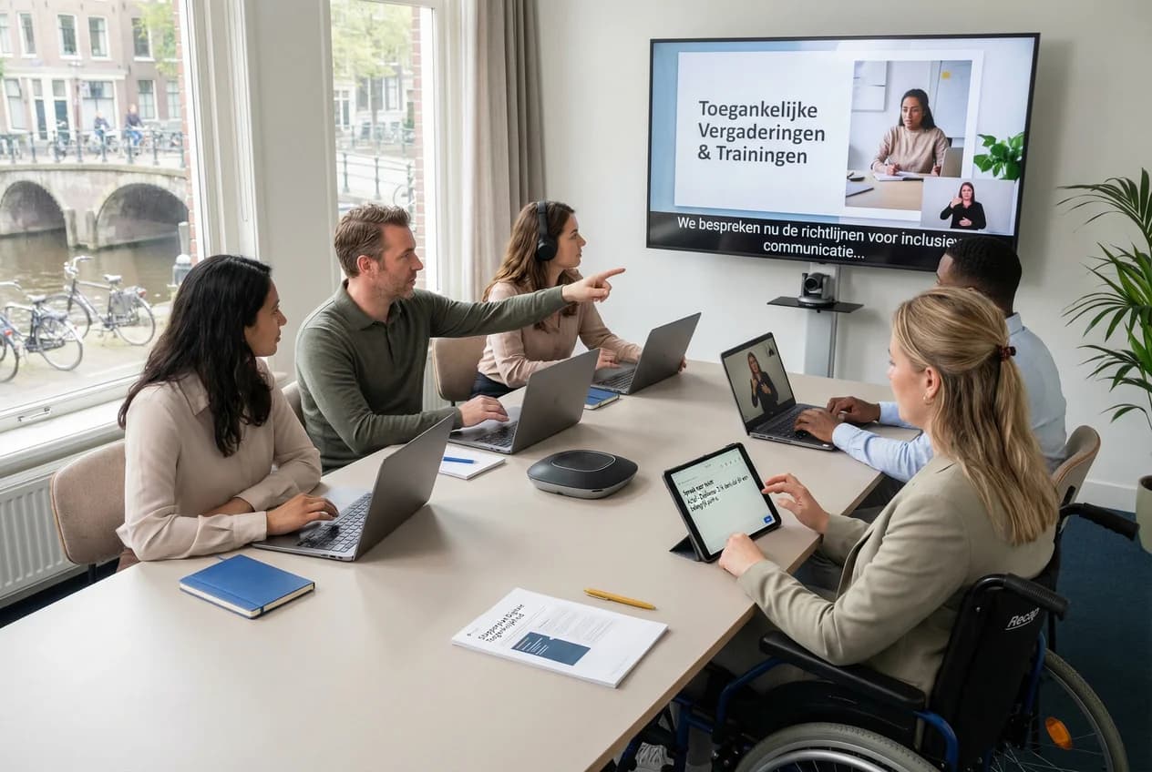 Praktische gids voor toegankelijke vergaderingen en trainingen