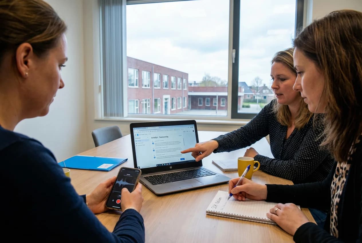 Hoe AI teamoverleg en SOK notulen stroomlijnt voor betere samenwerking