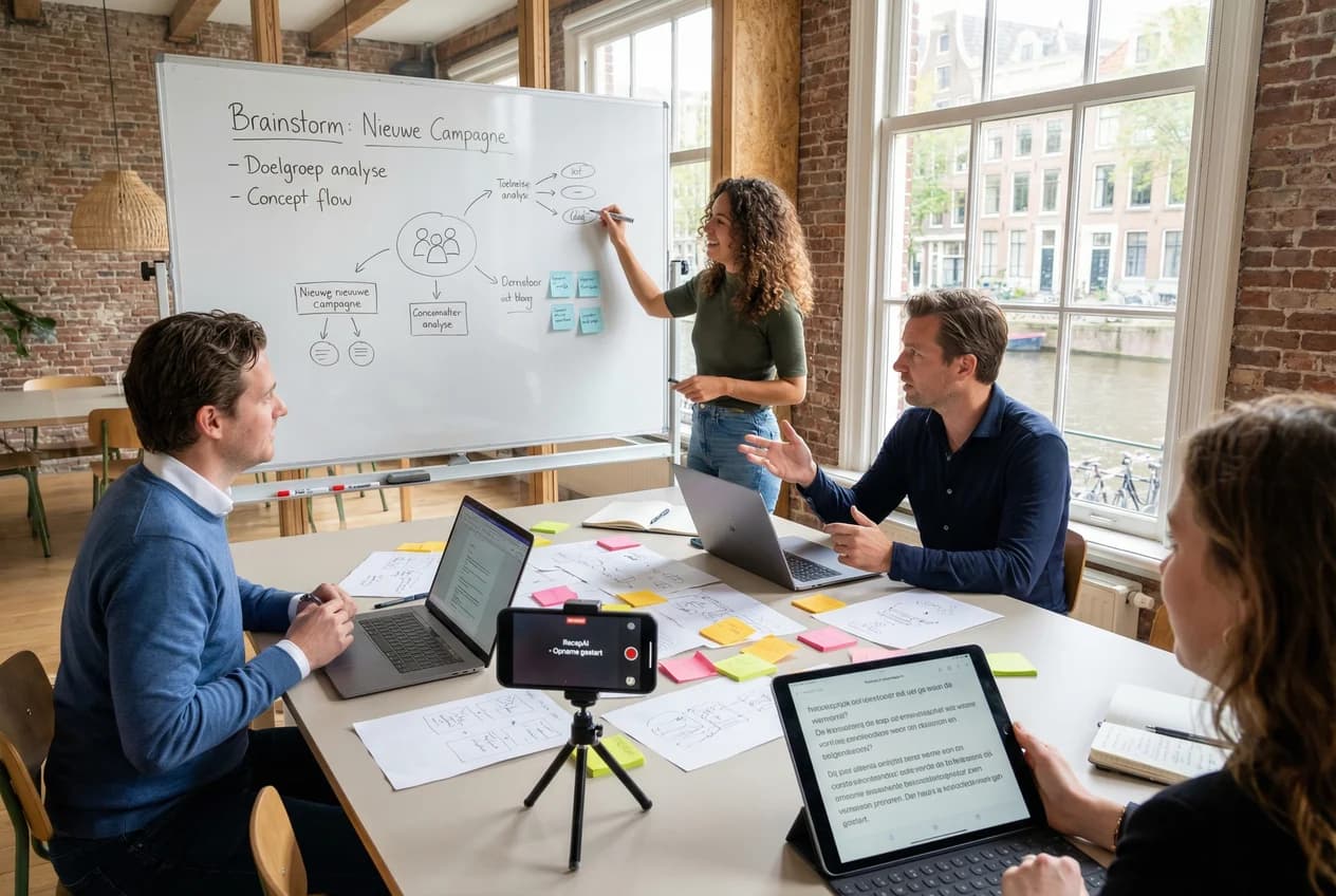 Brainstorms en reviews documenteren zonder de flow te verliezen
